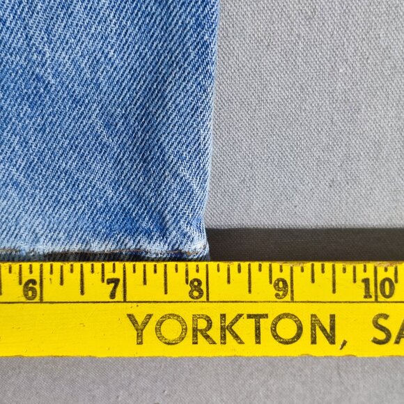 L.L.Bean jeans man's size 38X32 medium washed denim blue classic fit straight - Picture 12 of 12